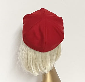 Red Wool Beret Hat