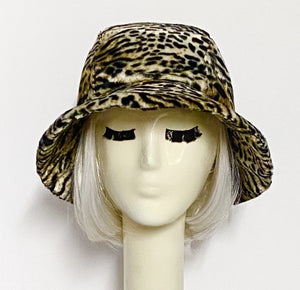Leopard Cloche Hat