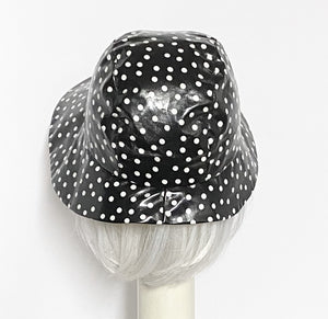Asymmetrical Cloche Rain Hat