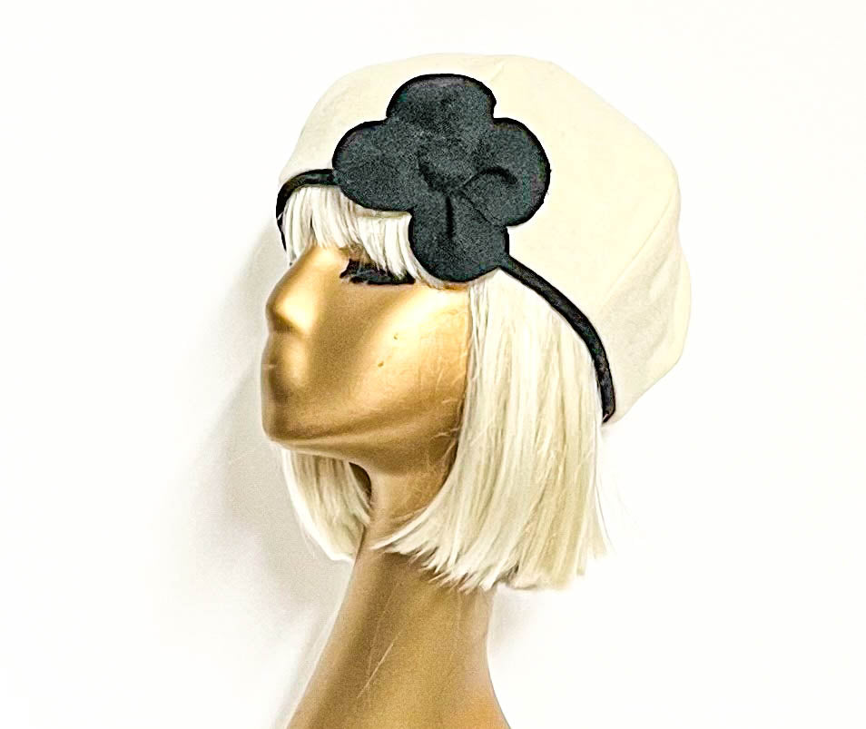Wool Beret Flower