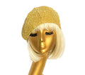 Gold Metallic Beret Hat