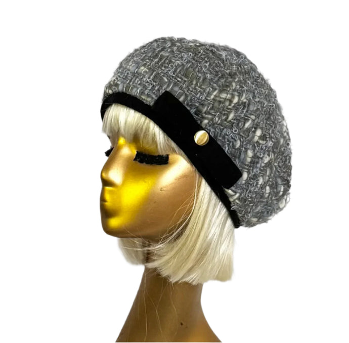 Oversized Beret Hat Bow