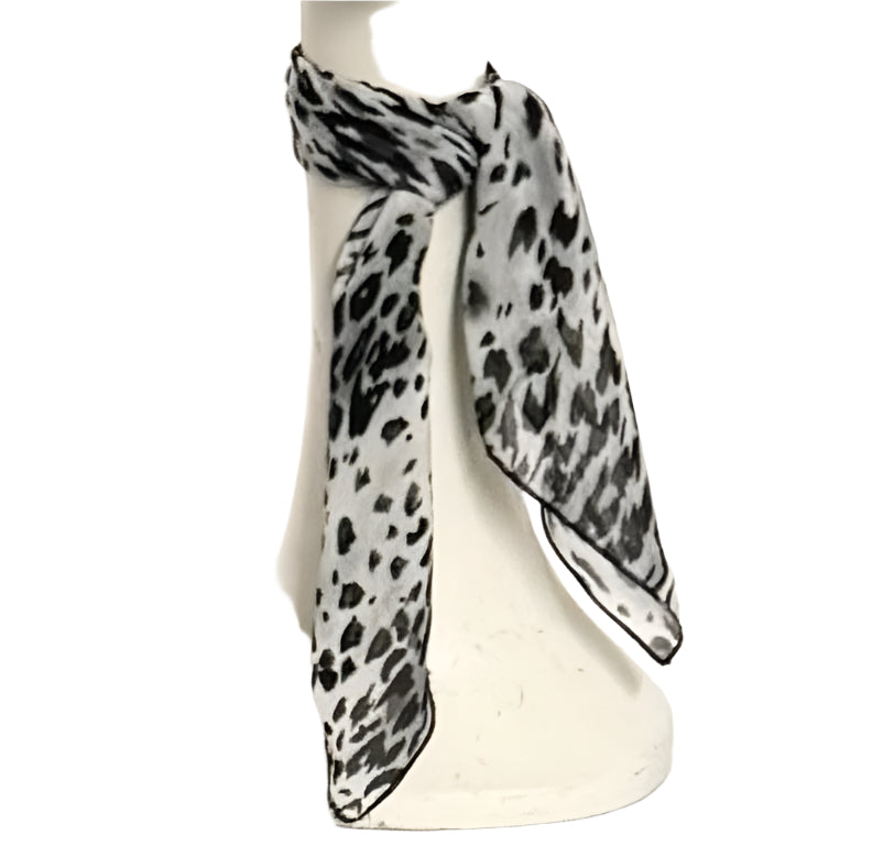 Cheetah Chiffon Scarf