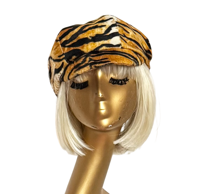 Cheetah Newsboy Cap