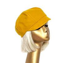 Load image into Gallery viewer, Yellow Wool Newsboy