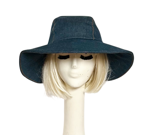 Blue Jean Sun Hat