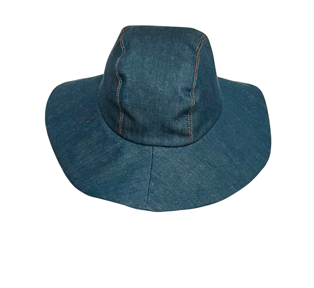 Blue Jean Sun Hat