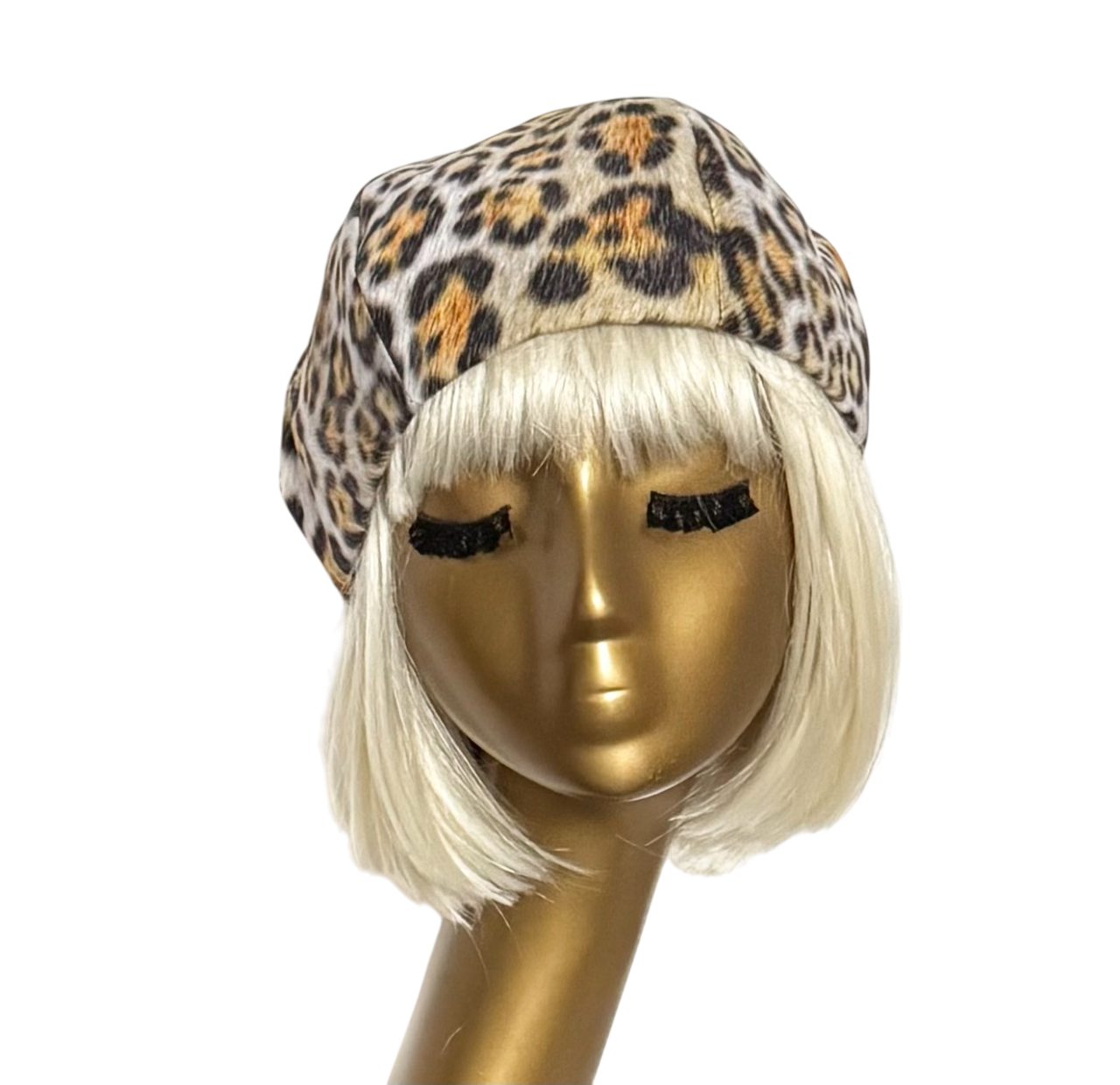 Leopard Beret Hat