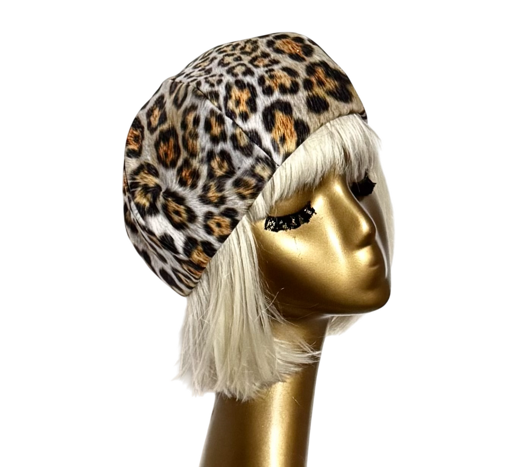 Leopard Beret Hat