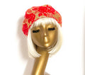 Lurex Gold Red Beret
