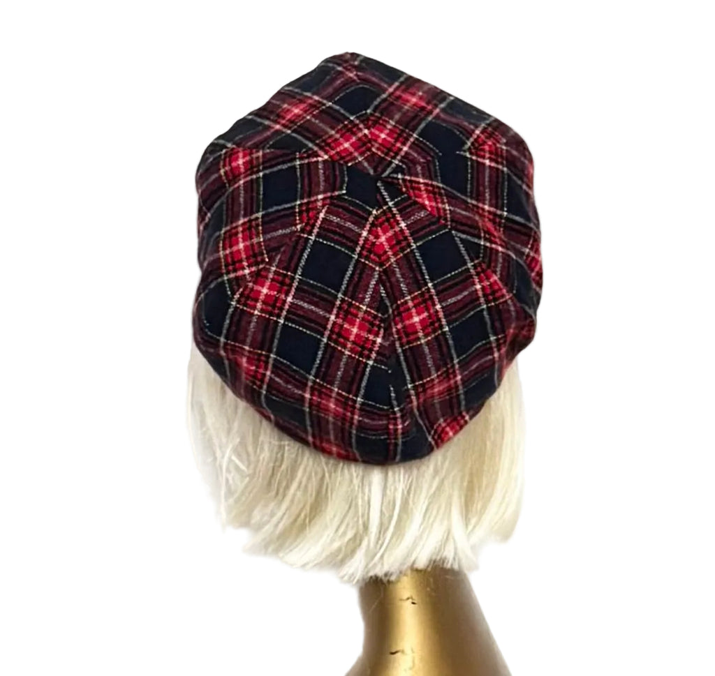 Plaid Newsboy Cap