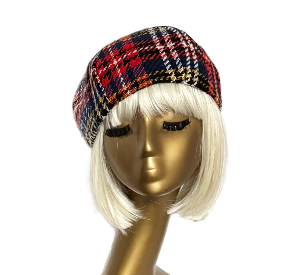 Plaid Beret