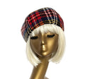 Plaid Beret