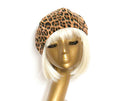 Corduroy Leopard  Beret