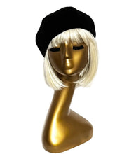 Load image into Gallery viewer, Black Wool Beret