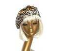 Oversized Leopard Beret