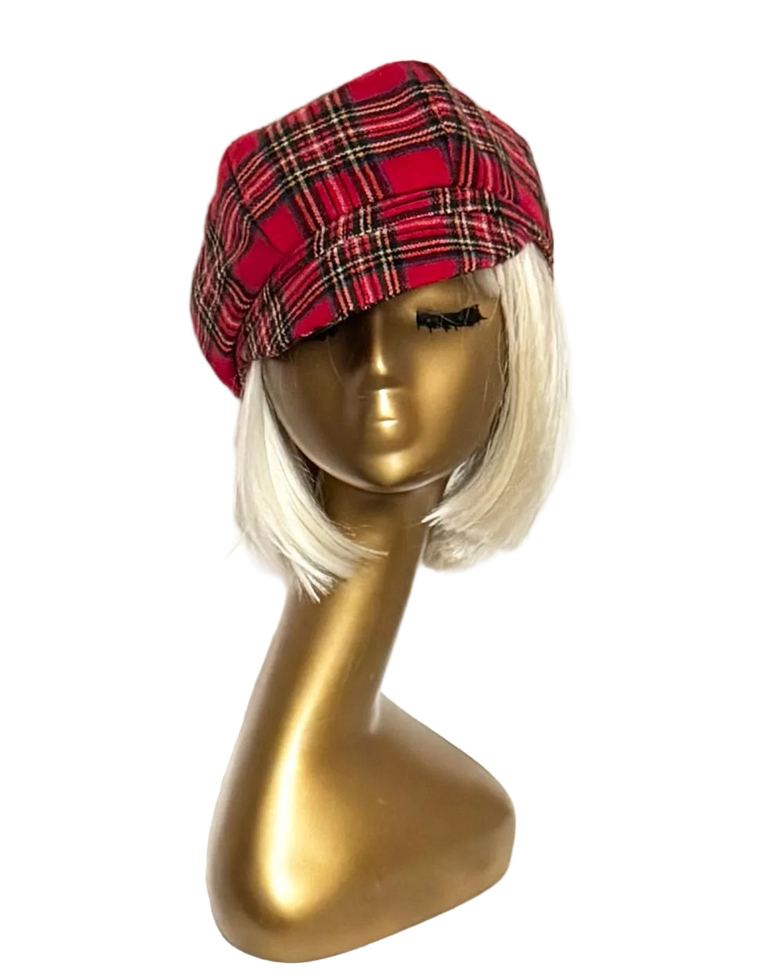 Tartan Plaid Newsboy Cap