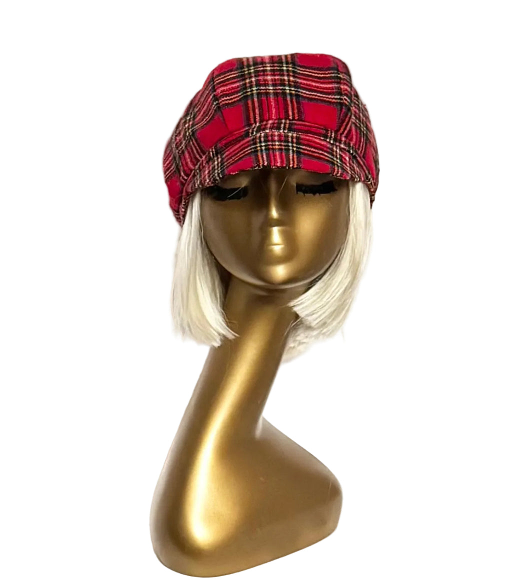 Tartan Plaid Newsboy Cap