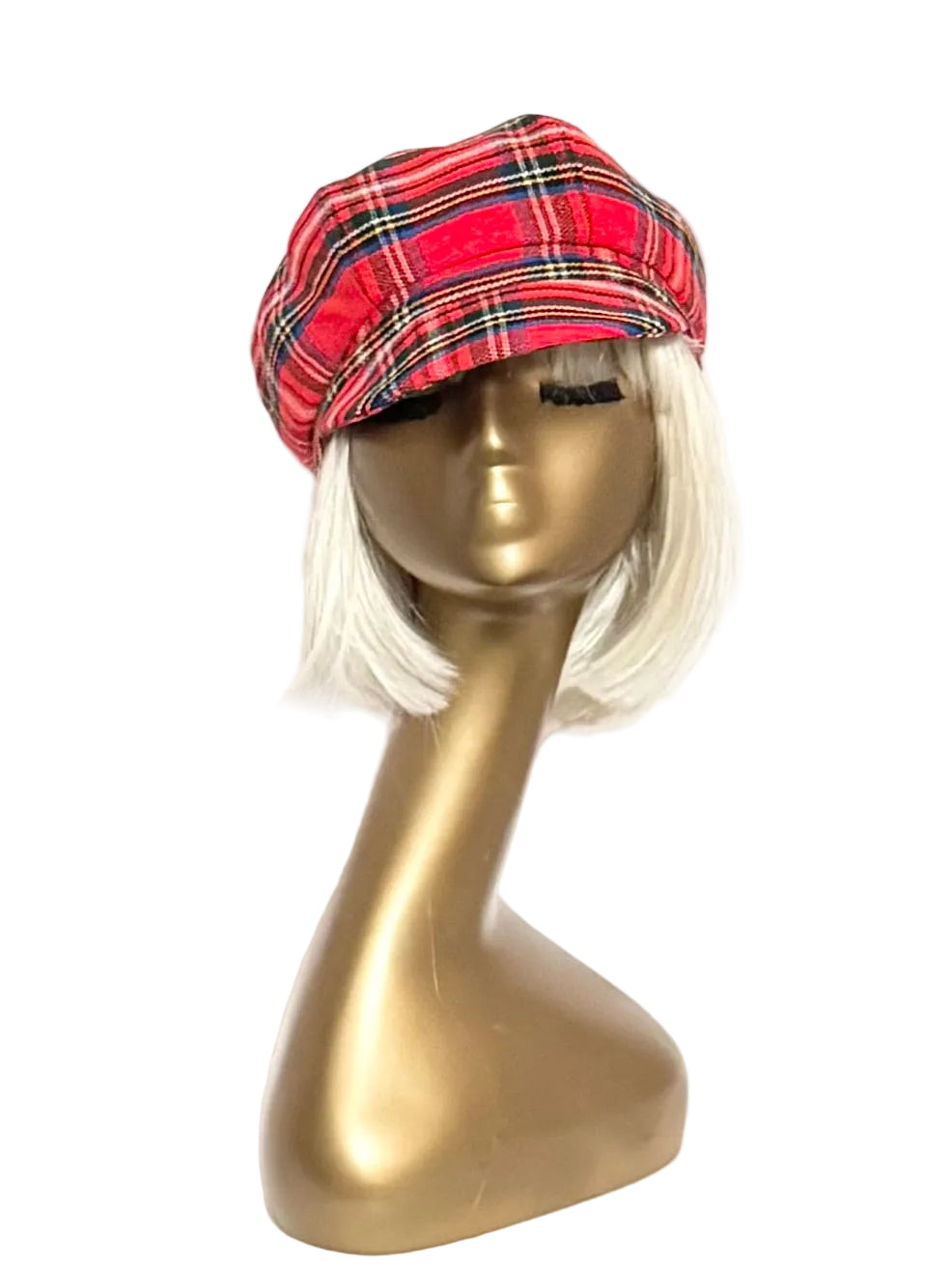 Plaid Newsboy Cap