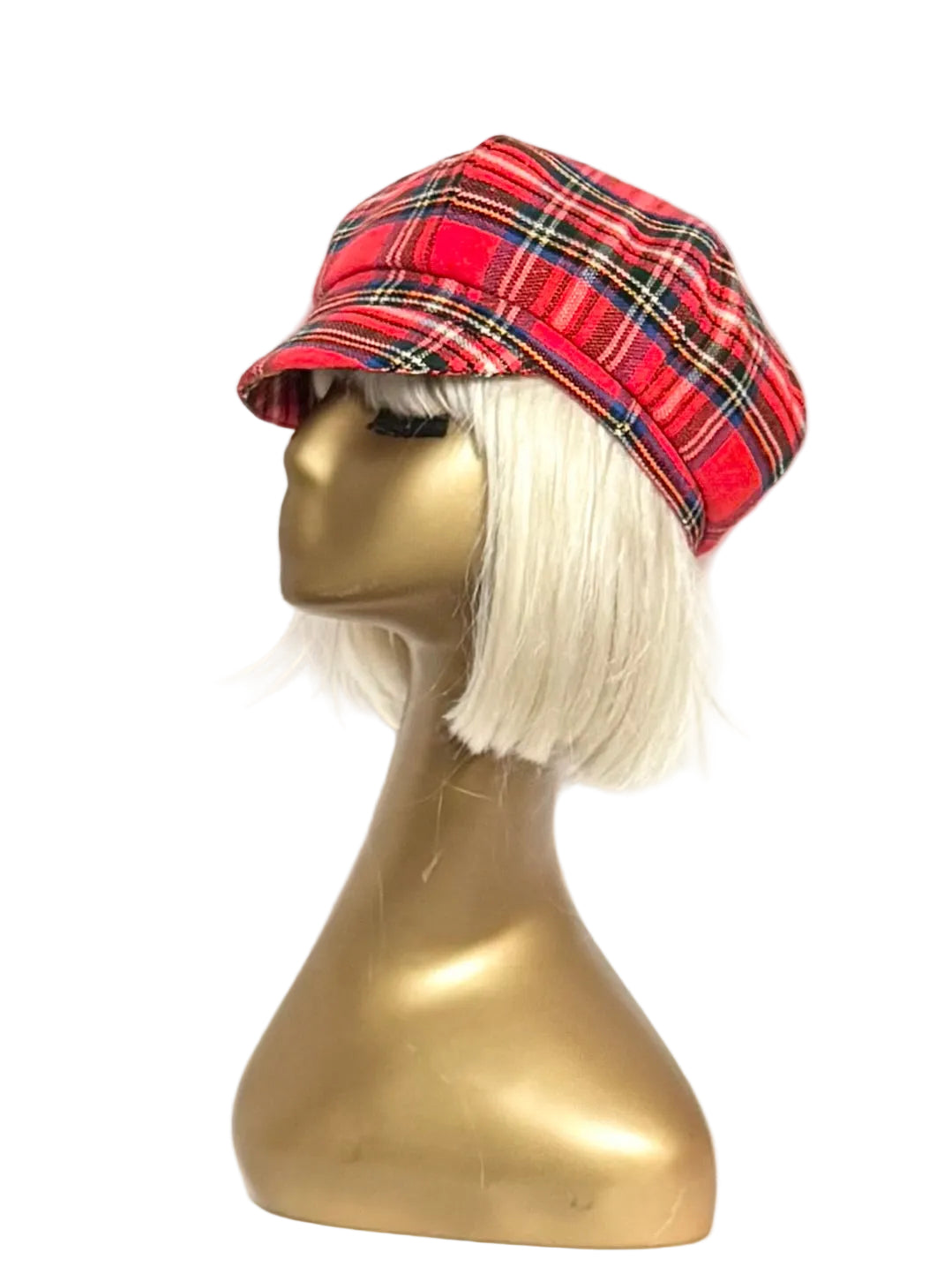 Plaid Newsboy Cap