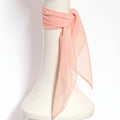 Peach Chiffon Neck Scarf