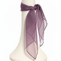 Lavender Silk Chiffon Scarf