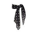 Polka Dot Chiffon Scarf