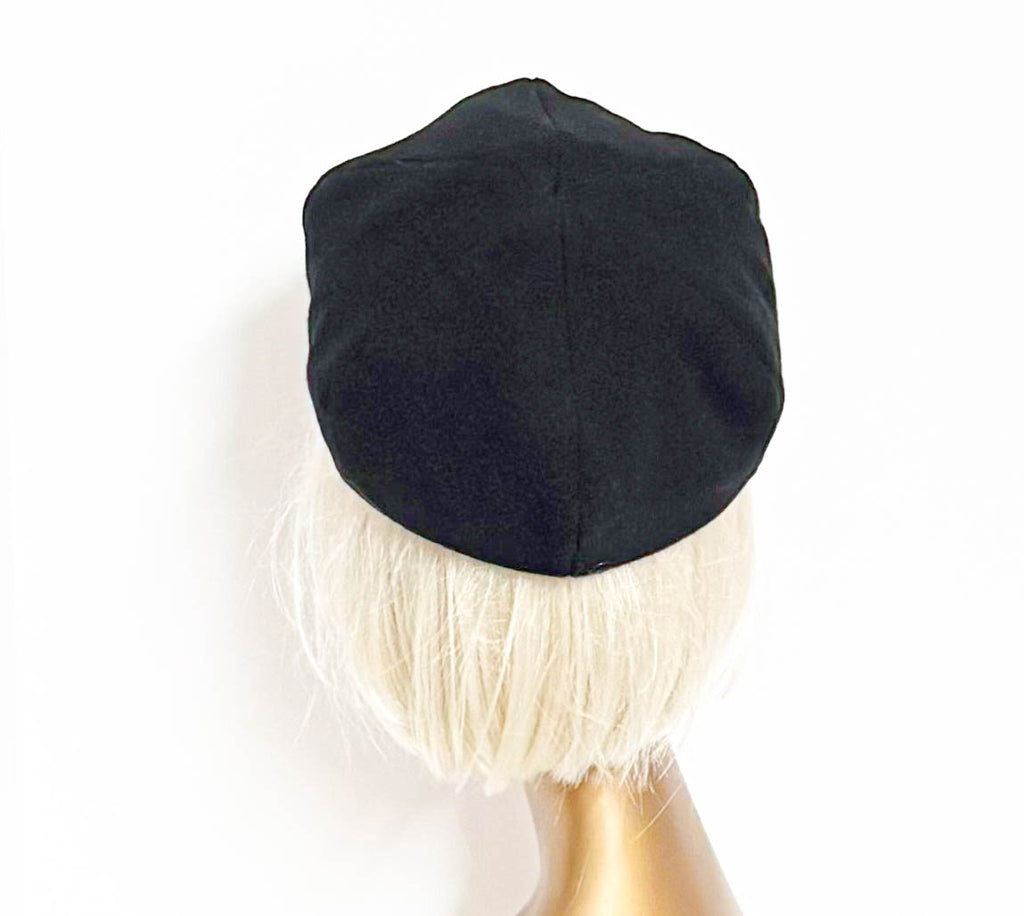 Black Wool Newsboy