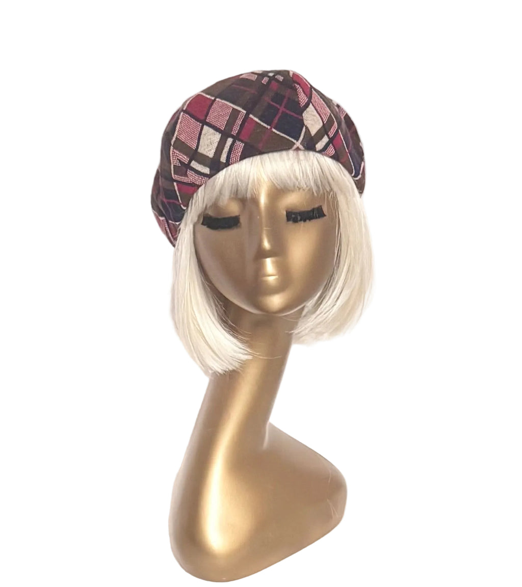 Plaid Beret