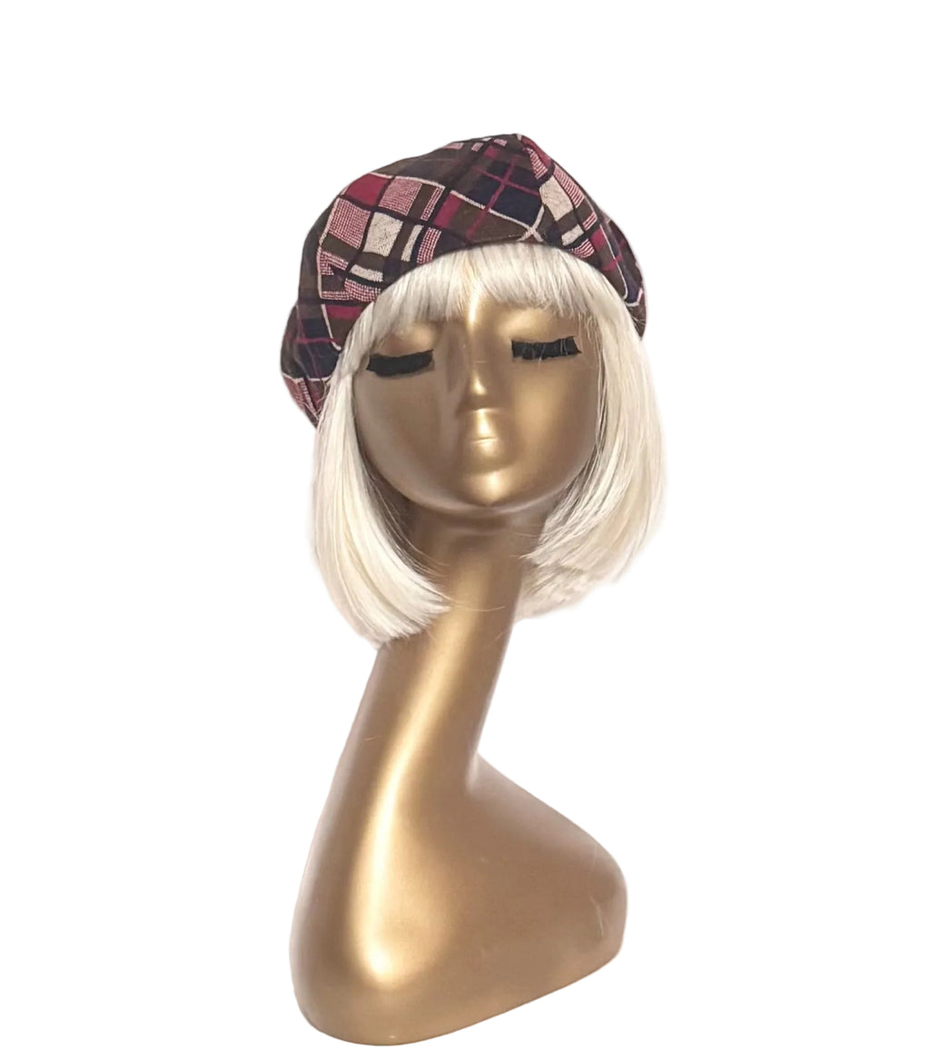 Plaid Beret