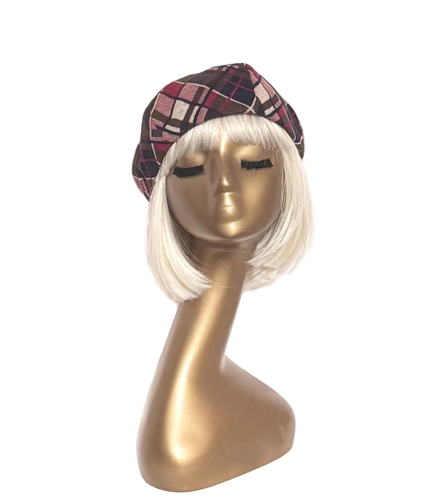 Plaid Beret