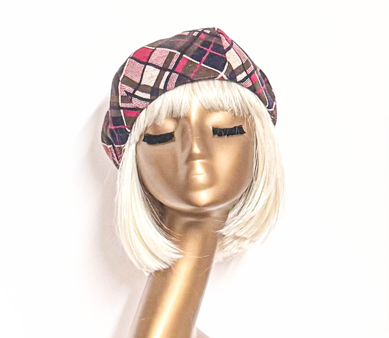 Plaid Beret