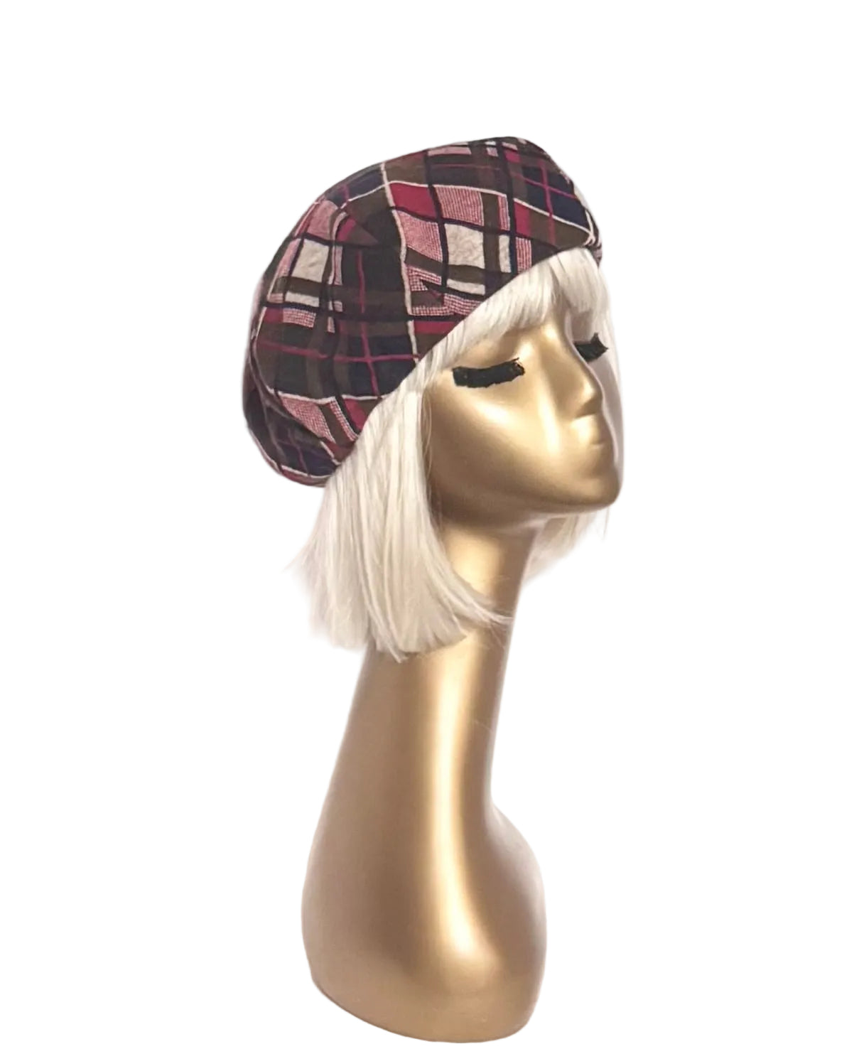 Plaid Beret