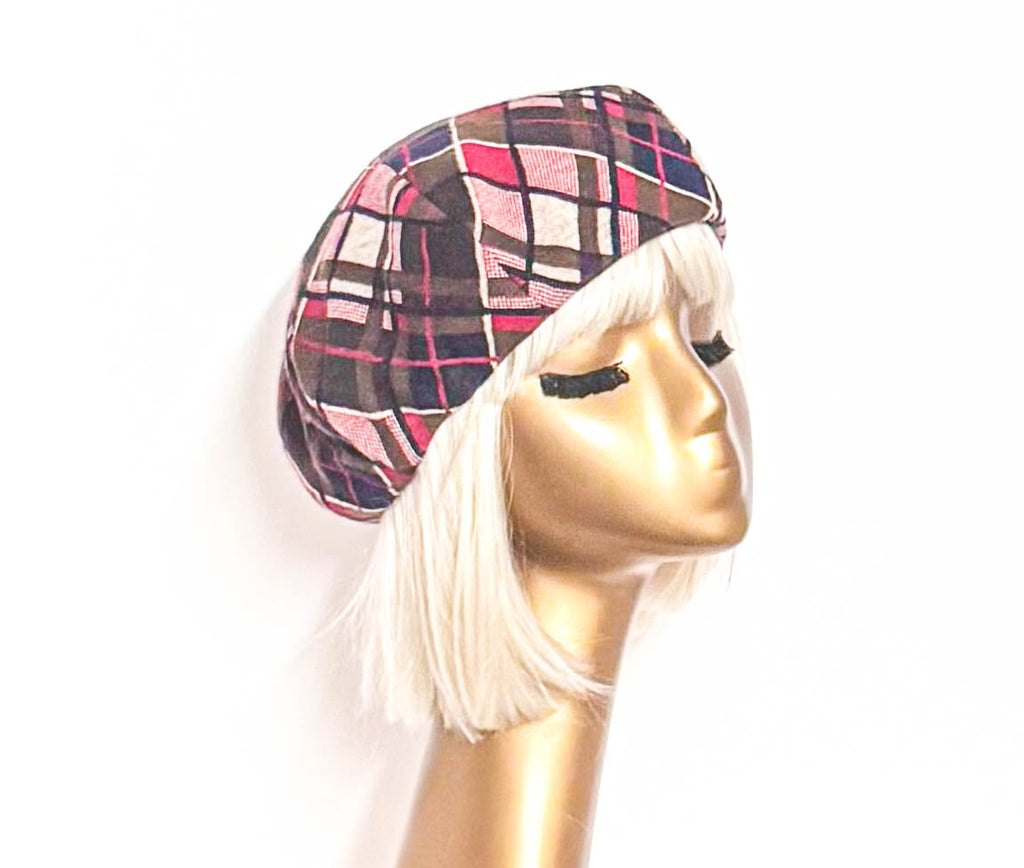 Plaid Beret