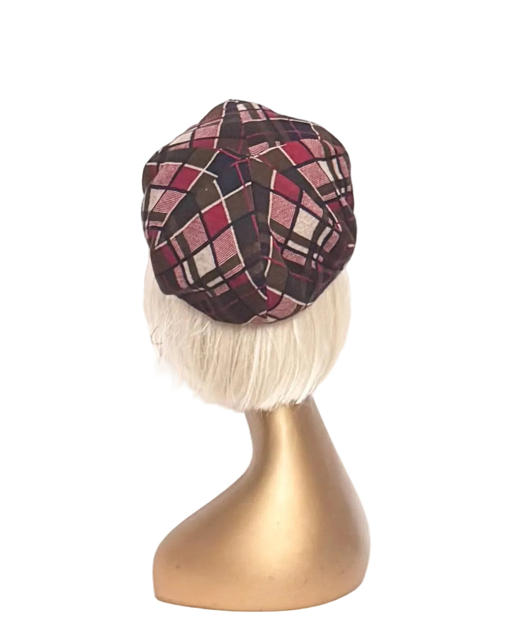 Plaid Beret