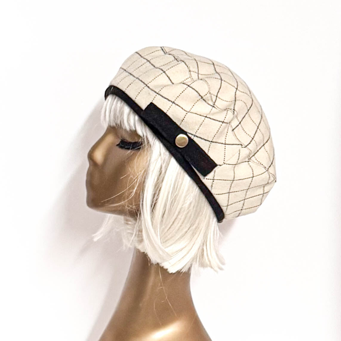 Oversized Beret Hat Bow