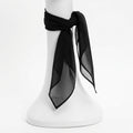 Black Chiffon Neck Scarf