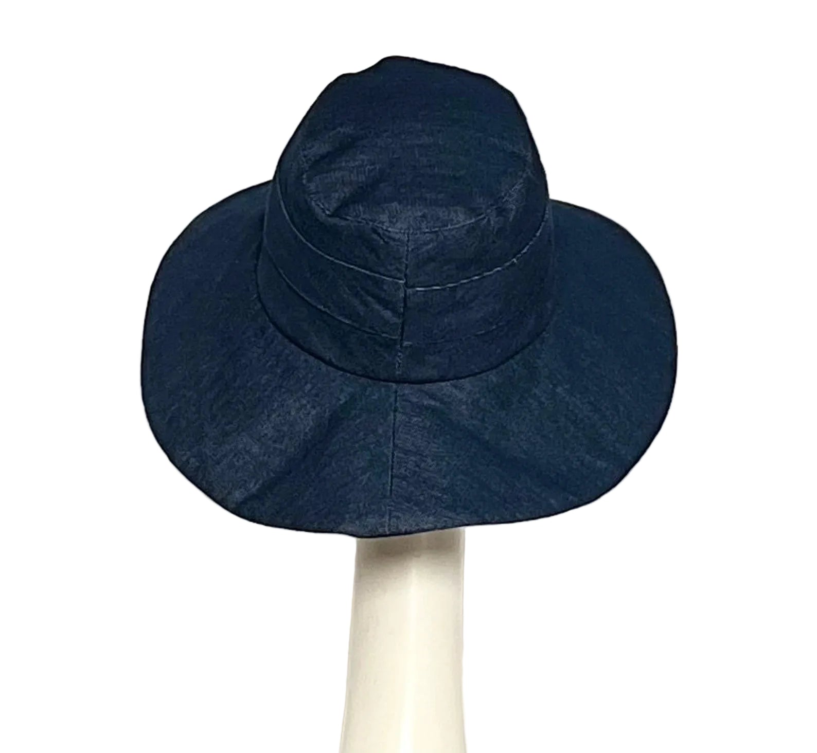Wide Brim Denim Hat