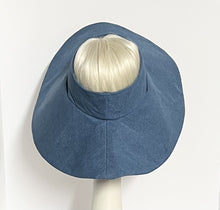 Load image into Gallery viewer, Denim Sun Visor Hat