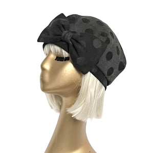 Beret Hat Bow