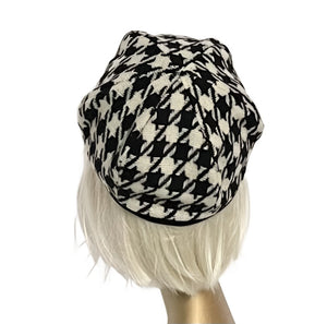 Houndstooth Beret