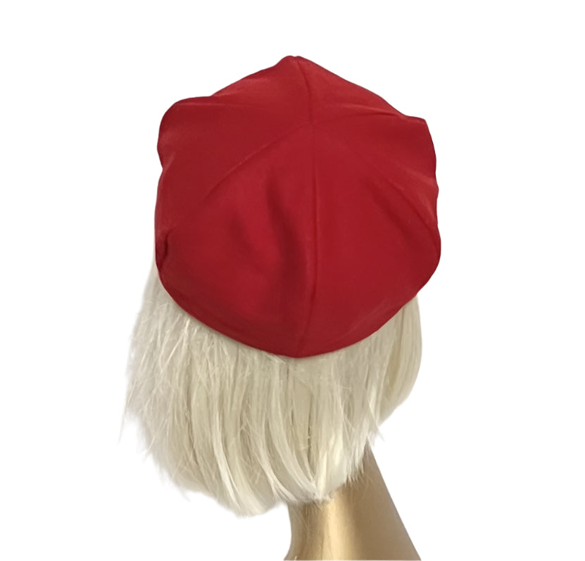 Red Wool Beret Hat