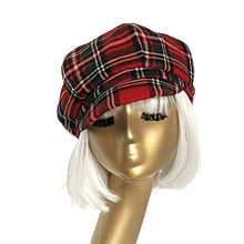 Load image into Gallery viewer, Plaid Newsboy Cap