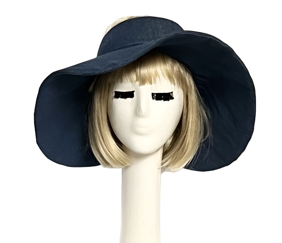 Denim Sun Visor Hat.