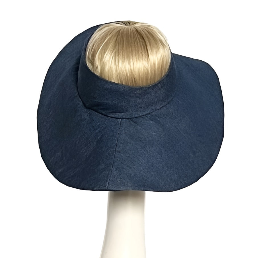 Denim Sun Visor Hat.