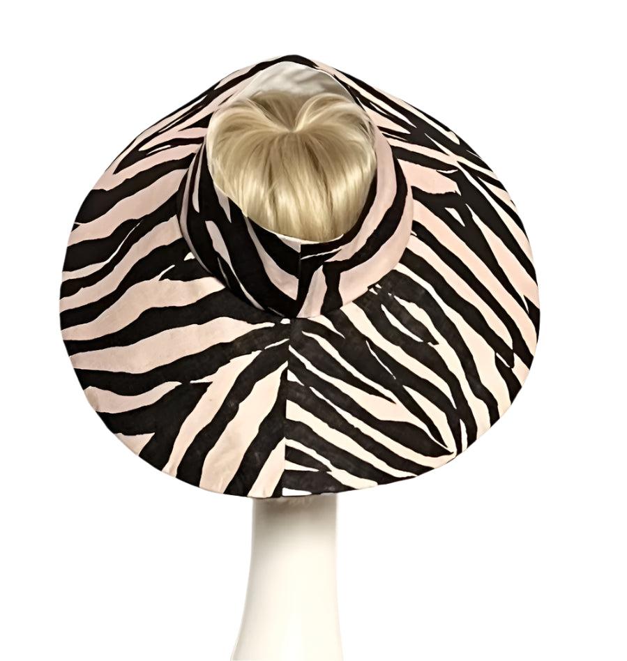 Zebra Sun Visor Hat