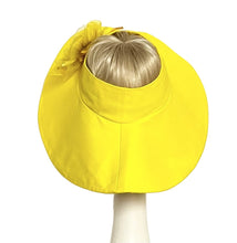 Load image into Gallery viewer, Yellow Sun Visor Hat Flower