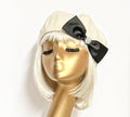 Off White Beret Satin Bow