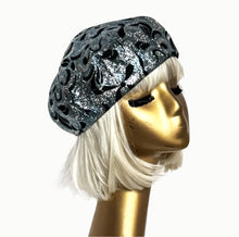 Load image into Gallery viewer, Lurex Blue  Beret