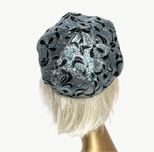 Load image into Gallery viewer, Lurex Blue  Beret